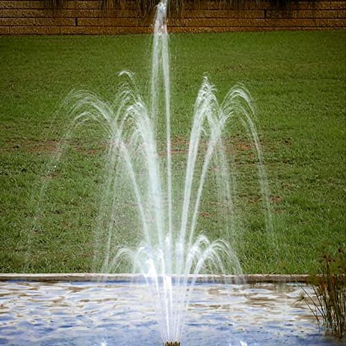 NAVADEAL 2" DN50 Brass 3 Tier Adjustable Water Fountain Nozzle Spray Pond Sprinkler - for Garden Pond, Amusement Park, Museum, Library - Thumbnail 2