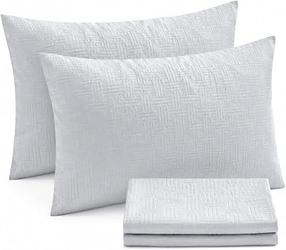Set of 2 Pillowcases 40 x 70 cm, Soft, Durable and Skin-Friendly, 100% Microfiber Grey