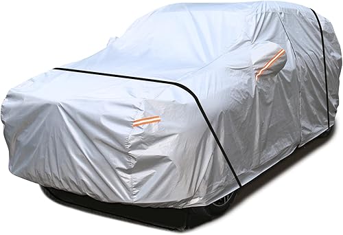 Andykuang Funda de coche SUV con 2 correas para automóviles impermeable para todo tipo de clima cubierta exterior completa protección contra rayos