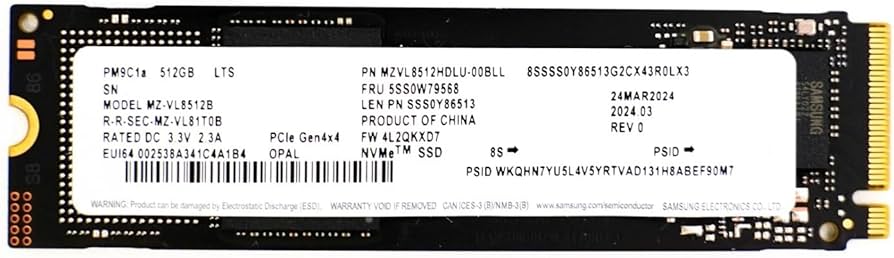 Amazon.com: Unlimit Deal Samsun PM9C1a 512GB PCIe Gen4x4 NVMe SSD