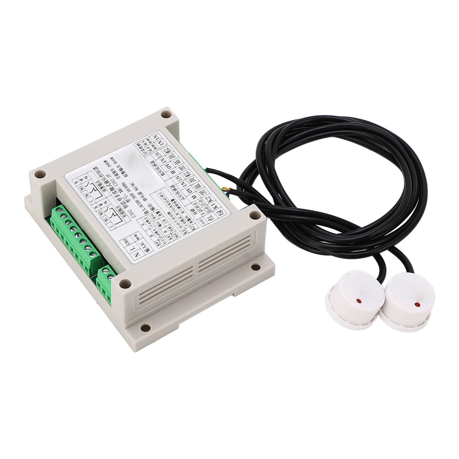 Controlador Automático de Nivel de Líquido Controlador de Nivel de Agua Sensor de Nivel de Agua de Sensibilidad Ajustable para una Instalación Sencilla