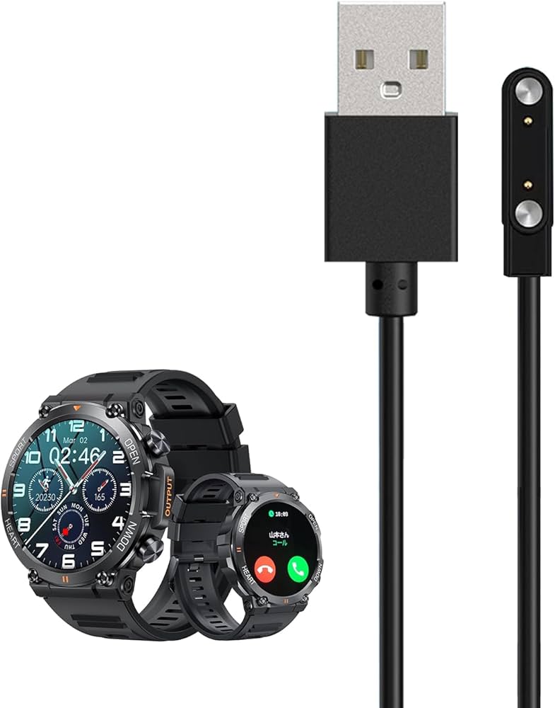 Amazon.co.jp: For YOME E13 1.39インチ スマートウォッチ 充電