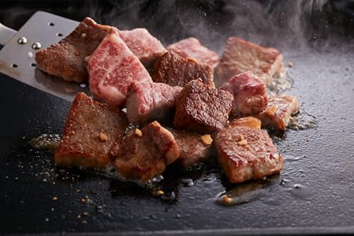 くまもと黒毛和牛サイコロステーキ (200g×2)計400g 牛肉 牛 肉 ステーキ サイコロ状 にんにく塩 サーロイン リブロース 肩ロース