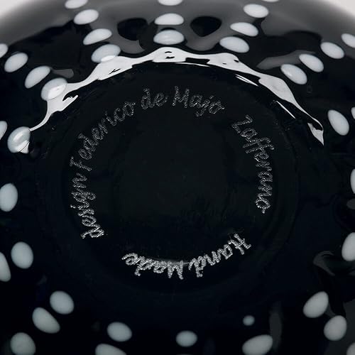 Miniatura 5 de Zafferano Perle Vaso hecho a mano, cristal transparente coloreado, cl 32 h 4.291 in d 2.795 in, juego de 6 piezas, gris azul