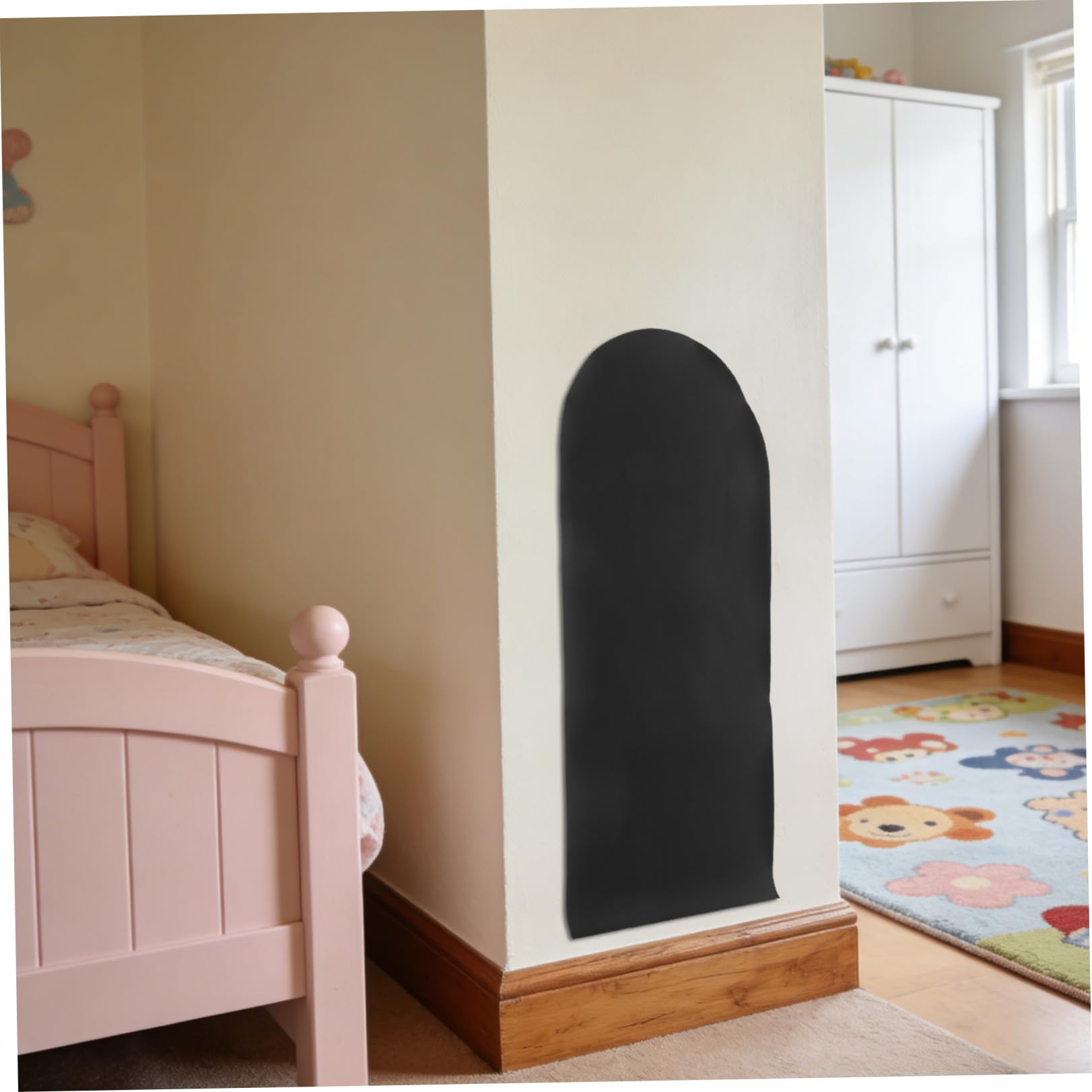 Pizarra Magnética de Pared Infantil Adhesivo Fácil de Limpiar y Diseño en Forma de Arco para Decoración de Habitaciones y Uso Magnético en Casa