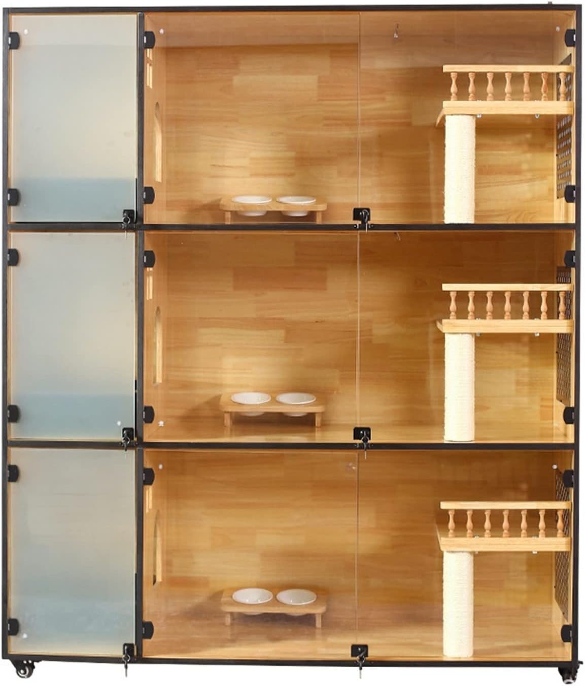 Cat Villa Cat Cage Threestory Cat Cage Cat Villa Breeding Luxury Cat