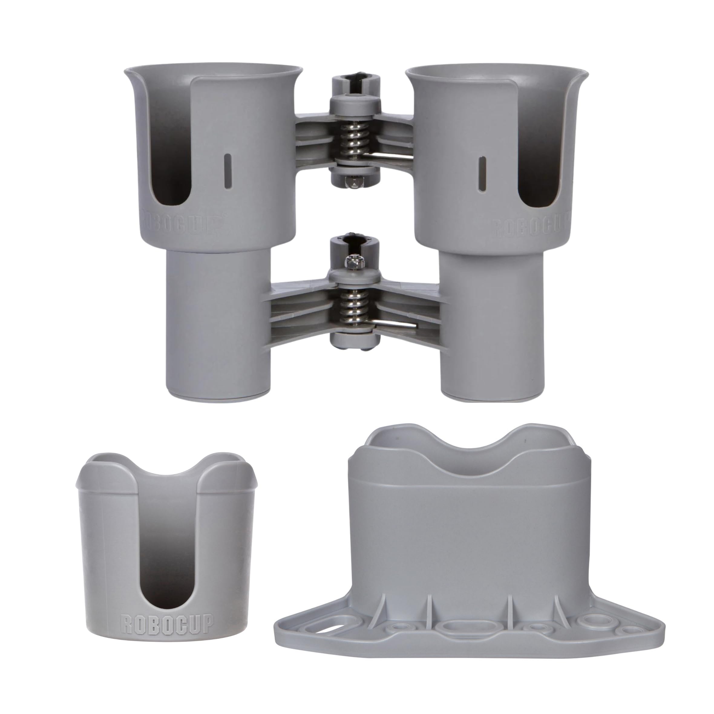 ROBOCUP Gray Trio Bundle: Includes 1 Gray RoboCup, 1 Gray Plus and 1 Gray Holster
