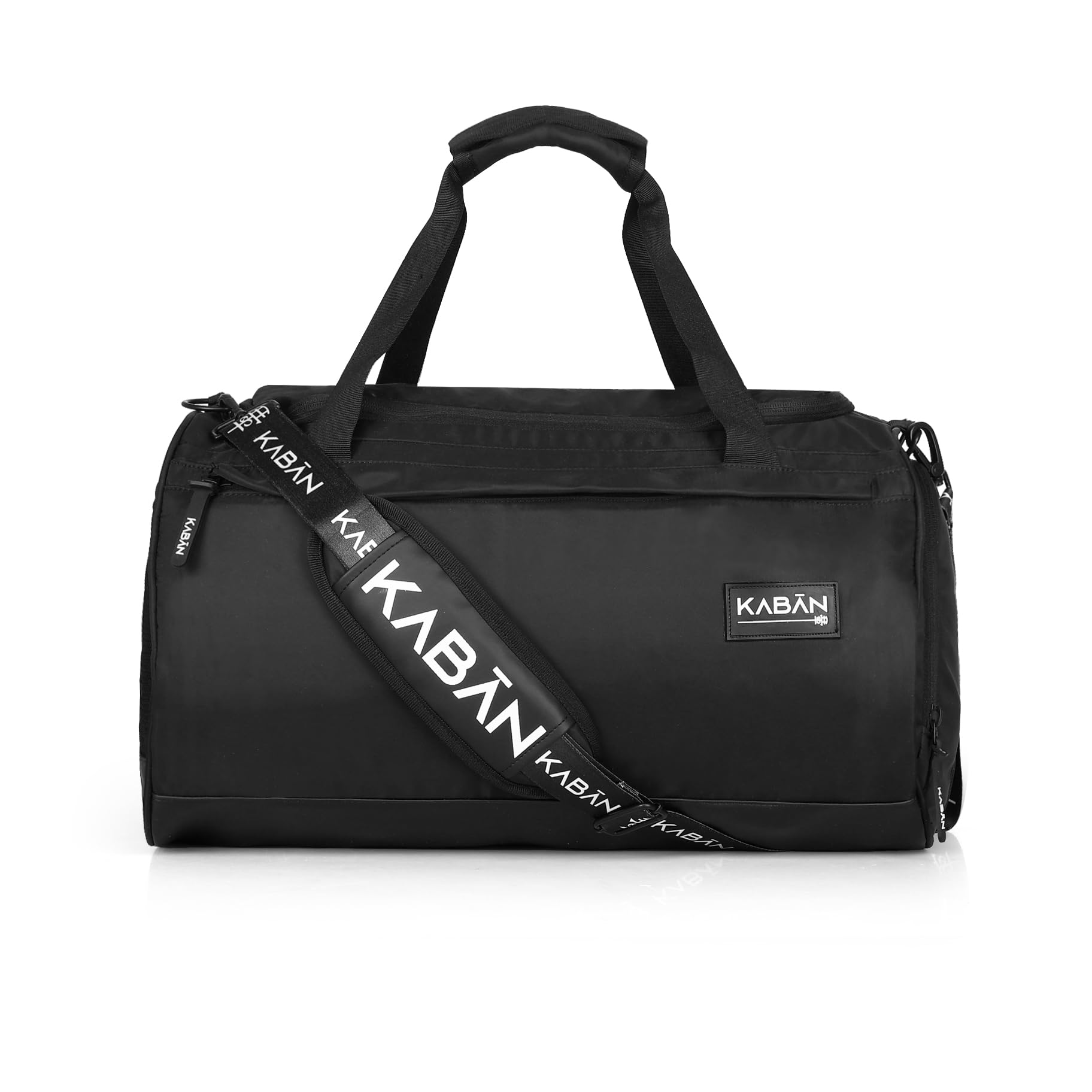 KABAN Unisex Eclipse Nest Water-Resistant Gym Bag – Lightweight Polyester Travel, Sports, and Yoga Duffle with Removable Sling Belt-image-0