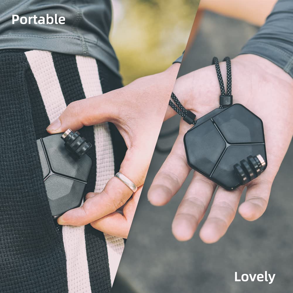 Magnetic Action Camera Mount for Go pro, Snap Mount Magnetic Fence Mount Compatible with Go pro Hero 12 11 10 9 8 7 6 5 Black, DJI Osmo Action, Crosstour/Campark/AkASO and More