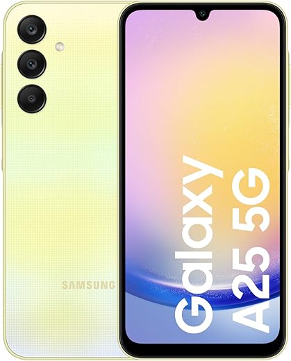 Samsung A256B Galaxy A25 5G 128GB/6GB RAM Dual-SIM gelb