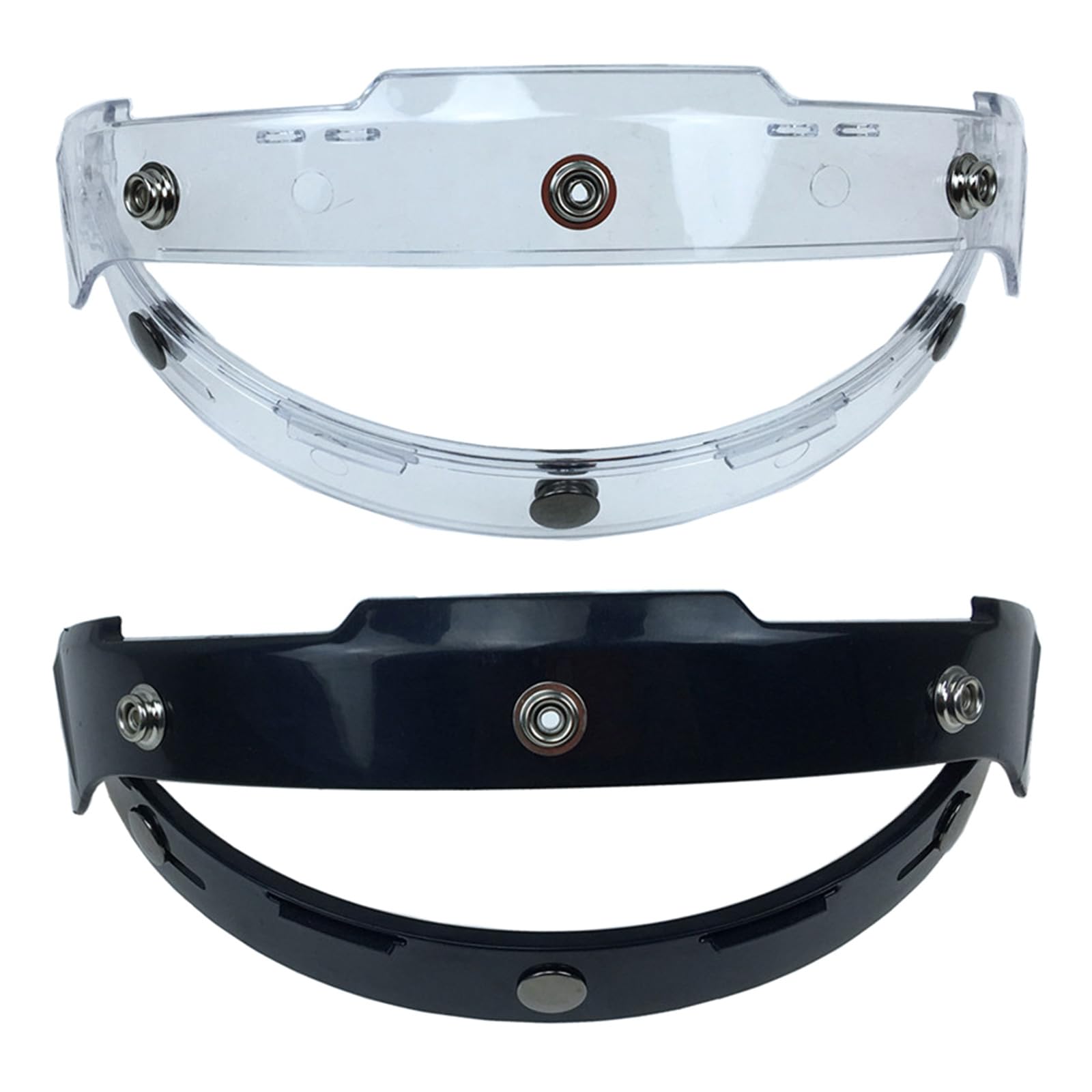 Adaptador UV para motocicleta, fijación de base abatible para 3 broches, protector de burbujas, visera, máscara facial, casco, accesorio para casco, adaptador de casco