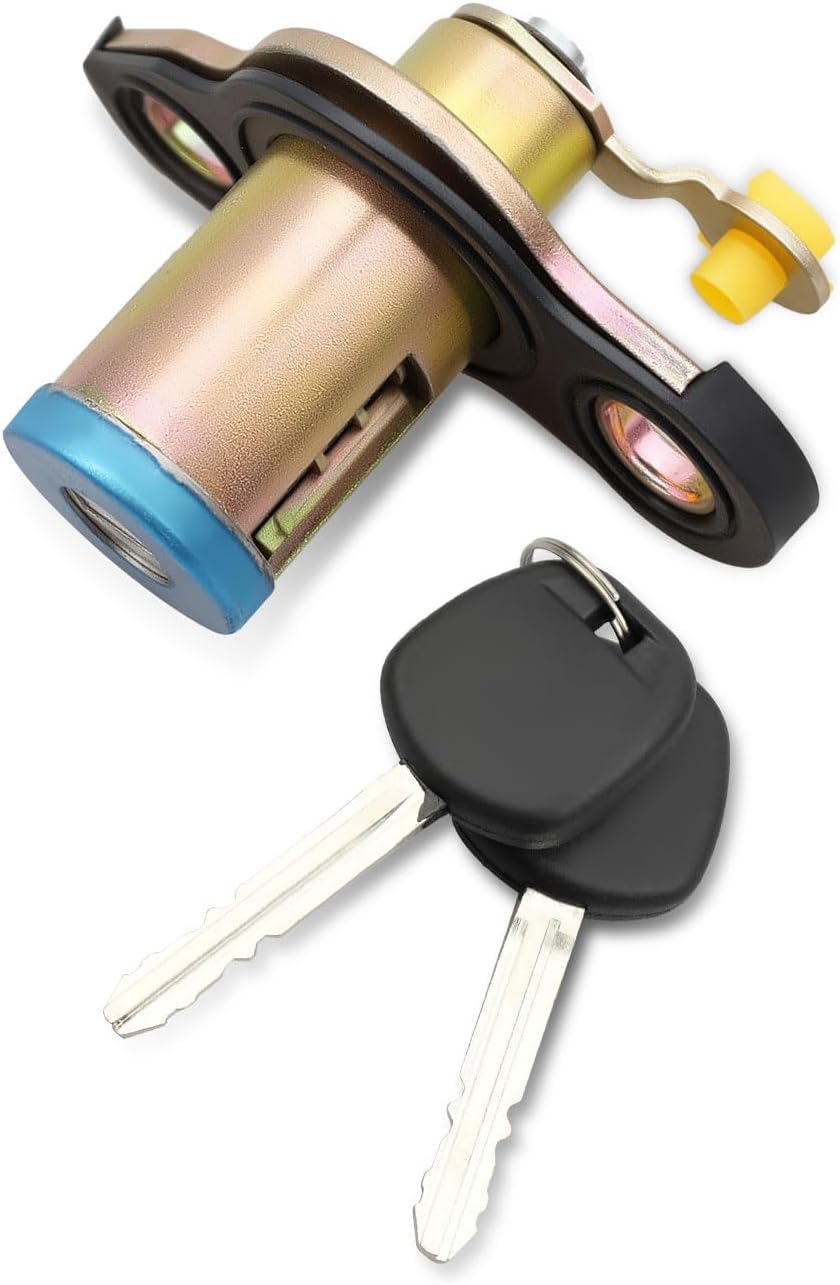 Tailgate Trunk Lock Cylinder with Keys Fit for Toyota Camry 1997-2001, Lid Lock Cylinder Kit Replacement 69055-33190 69055-33210