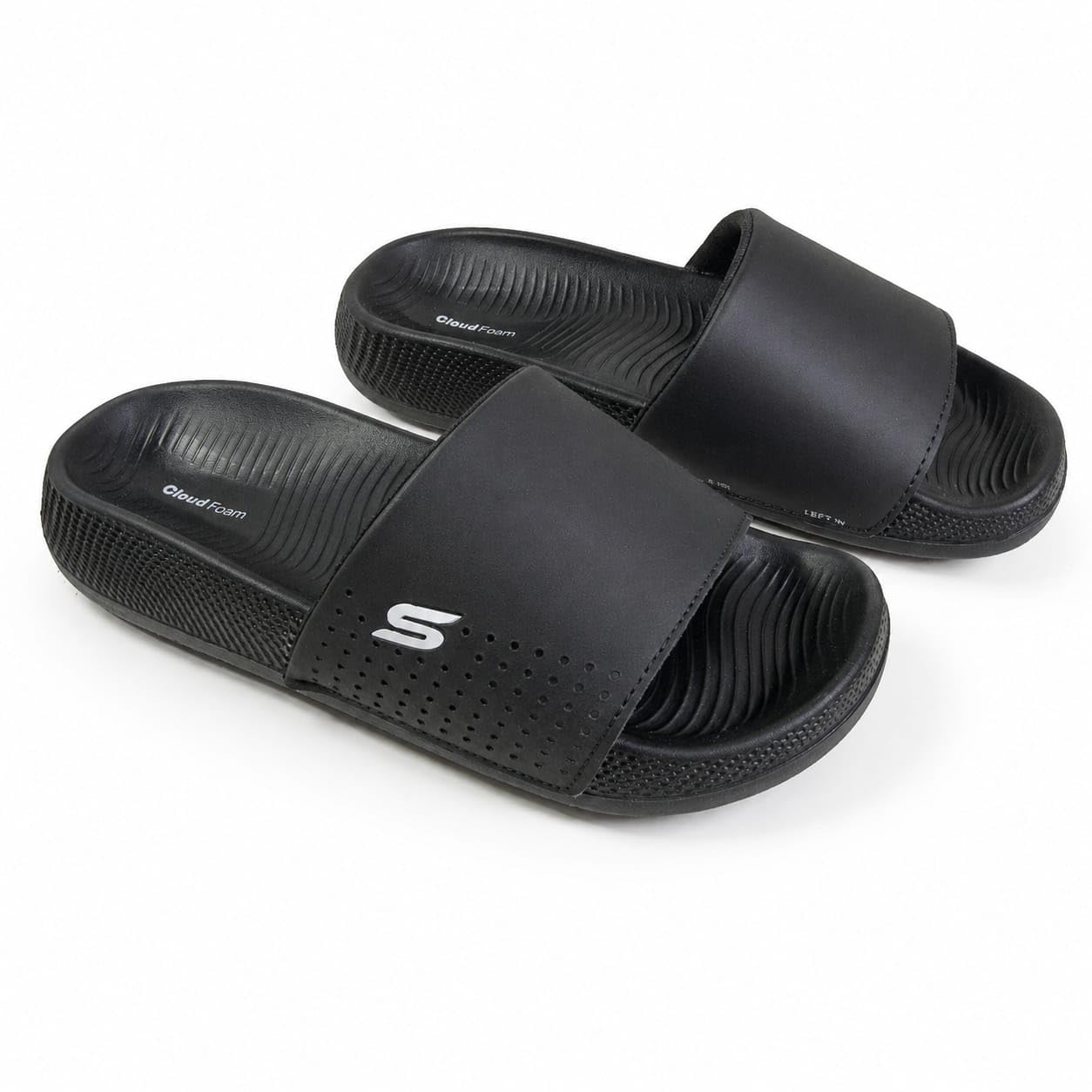 Men’s Cloud Foam Slides Slippers | Lightweight Comfortable Bathroom Slides for Men | Soft Cushioned Anti-Slip Daily Wear Sandals | Indoor Outdoor Casual Footwear-picture-48