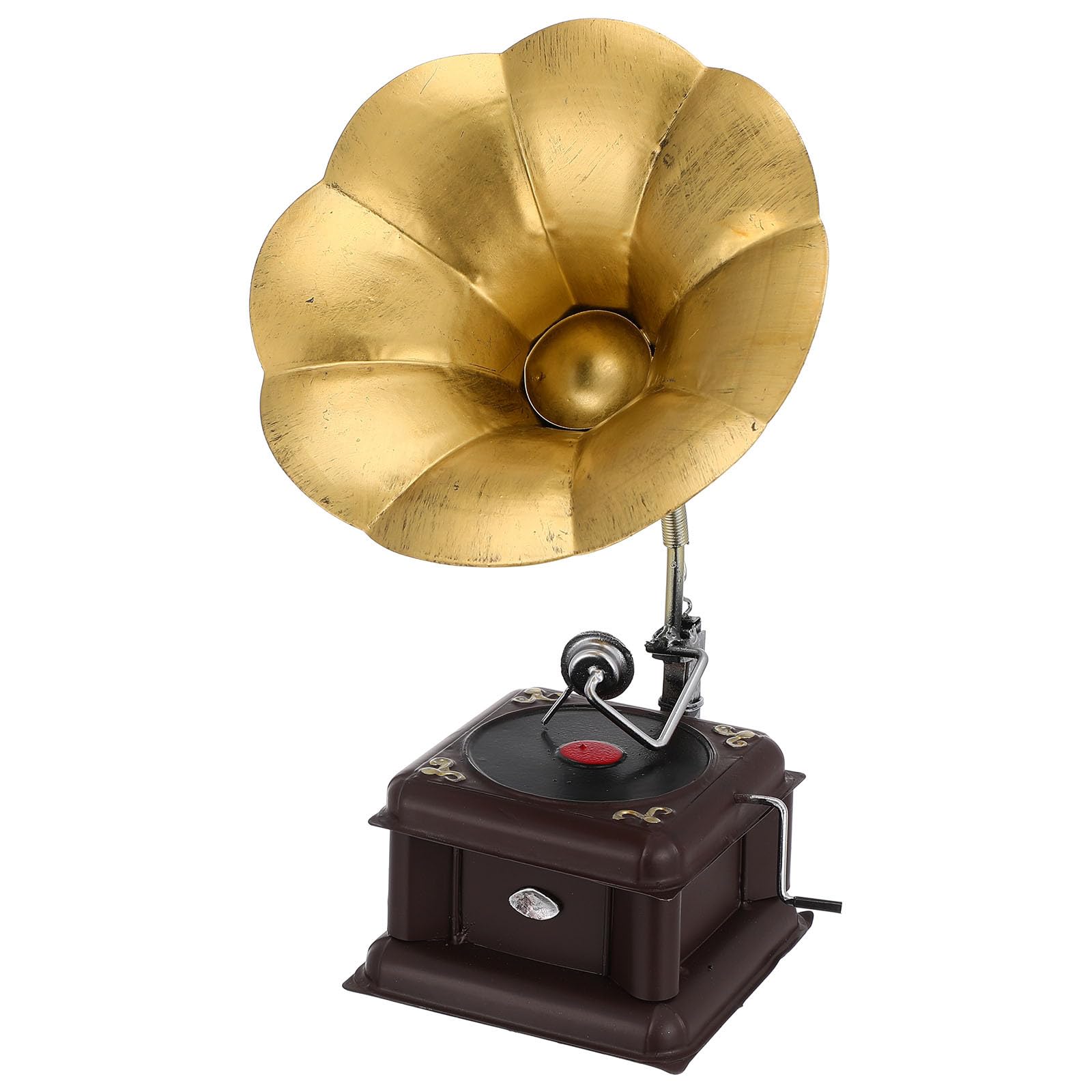Boîte à musique gramophone pour décoration rétro de maison et cafés