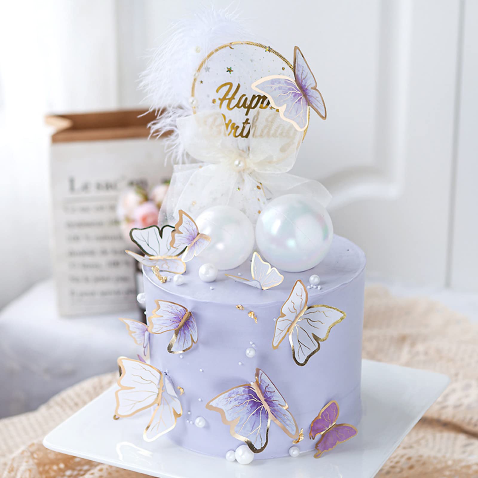 Amazon.co.jp: HYWRFD ケーキトッパー 誕生日ケーキ 飾り ハッピー