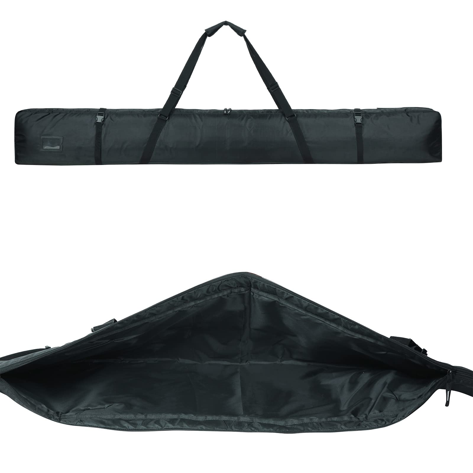 AUMTISC Ski Kit Bags Sac de Sport d'hiver de Voyage Unique Rembourré pour Transporter Les Skis Poche pour équipement avec poignée réglable