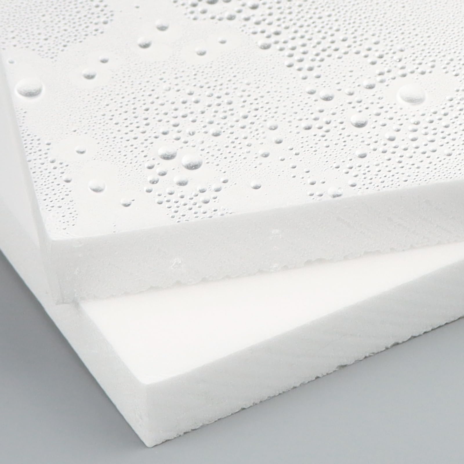 Pannelli in polistirene 30x20x2 cm, fogli di schiuma ad alta densità per artigianato e modelli fai-da-te, bianco
