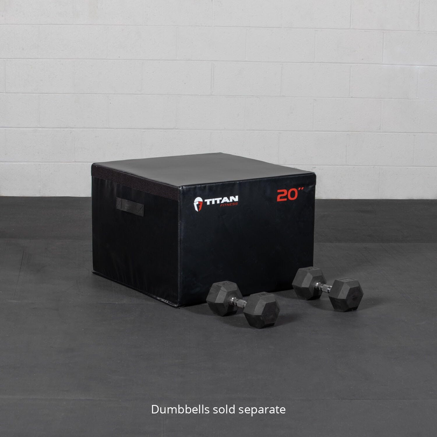 Titan Fitness 20-in Portable Soft Foam Plyometric Box