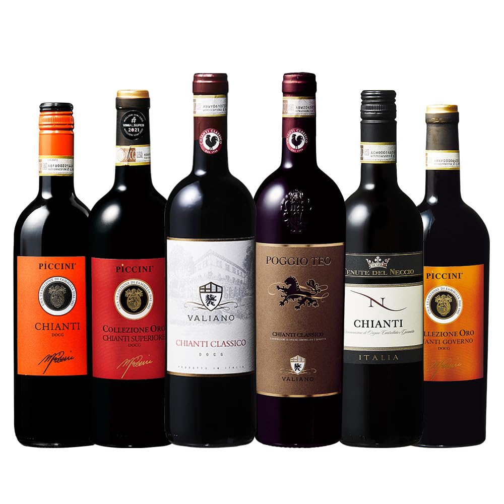 イタリアワイン750ml✖️6本セット イタリア お土産 イタリアワイン飲み比べ 6本セット 各750ml