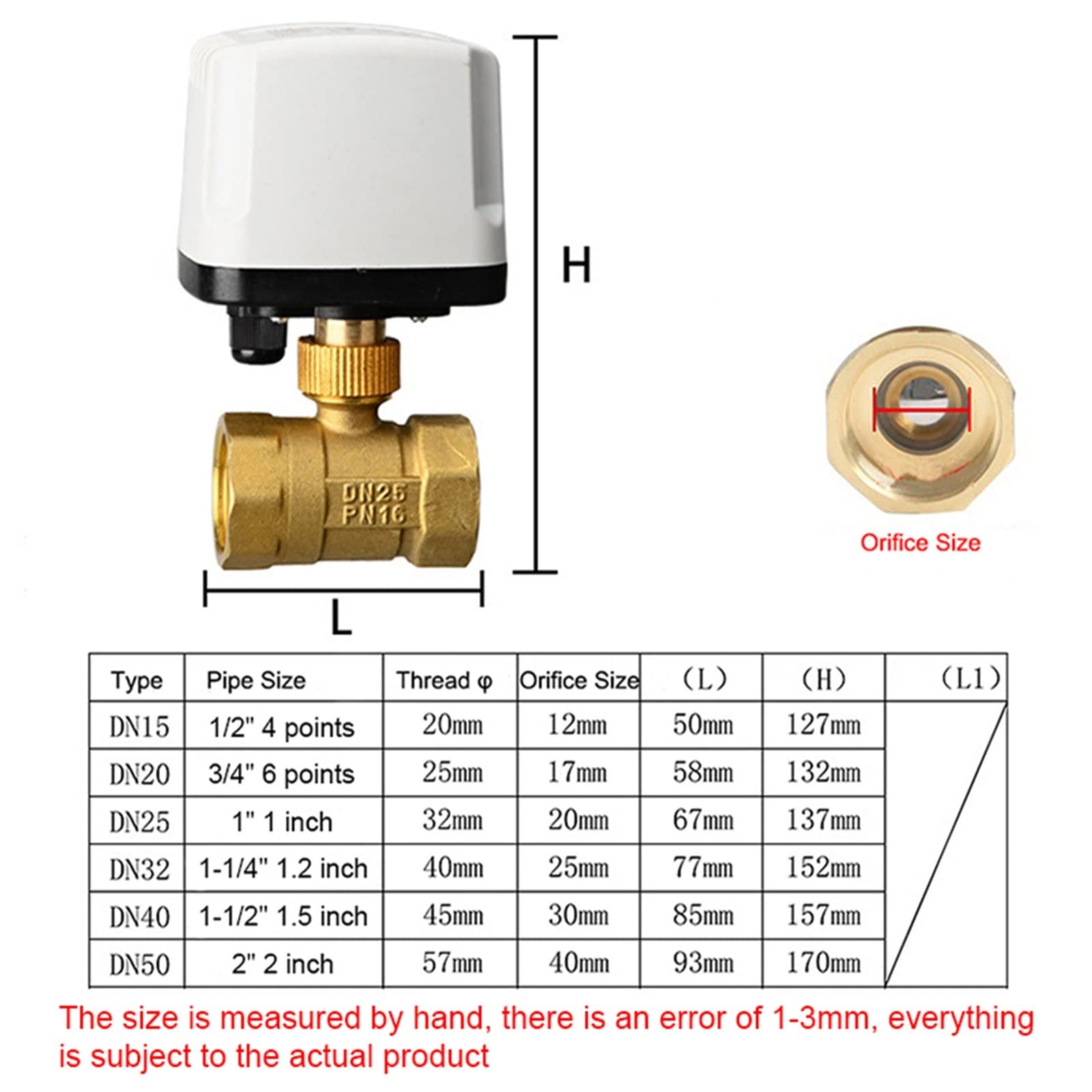 Valvola a sfera motorizzata impermeabile in ottone IP65 a tre fili, a due comandi, a, a un comando, 220 V, 24, 12, può sostituire l'elettrovalvola(12vdc-cr03,0.75 Inch)