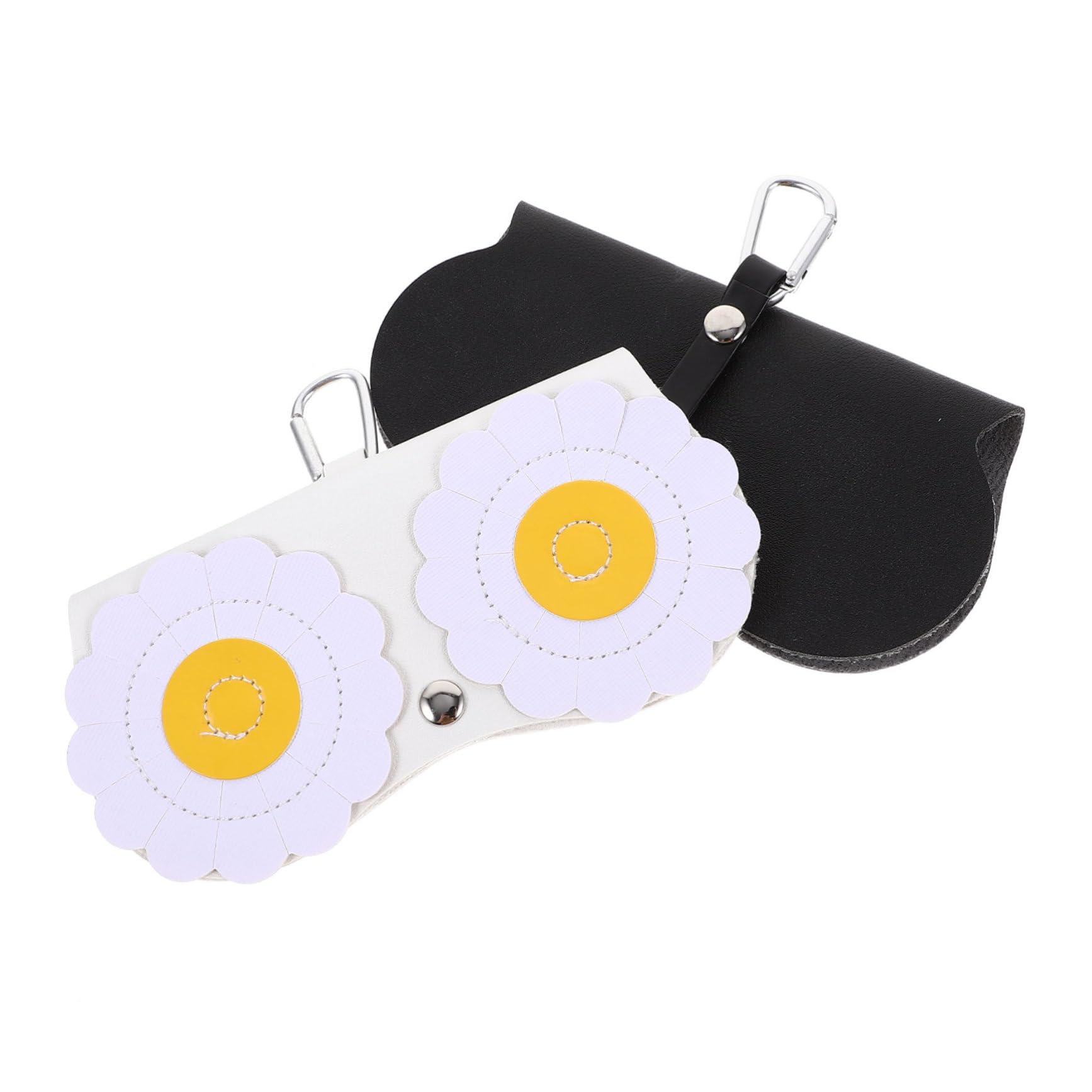 FRCOLOR 5 Sätze Brillentasche Brillenetui Mehrere Sonnenbrillen Weiche Tasche Brillenetui Weiß Sonnenbrille Sonnenbrillen Brillen Outdoor Etui Brillen Aufbewahrungstasche Leder 2 Stück * 5