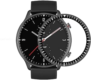 شاشة حماية مرنة مضادة للخدوش لموبايل امازفيت GTR2e، لون أسود