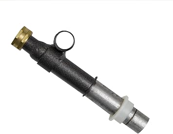 Yard Butler Inlet Pipe for HT-2EZ - Fix Leaks Fast - Aluminized Steel Part with Nylon Bearing - Octagonal Brass Coupling - Garden Hose Cart Replacement - Leakproof Hose Inlet Solution