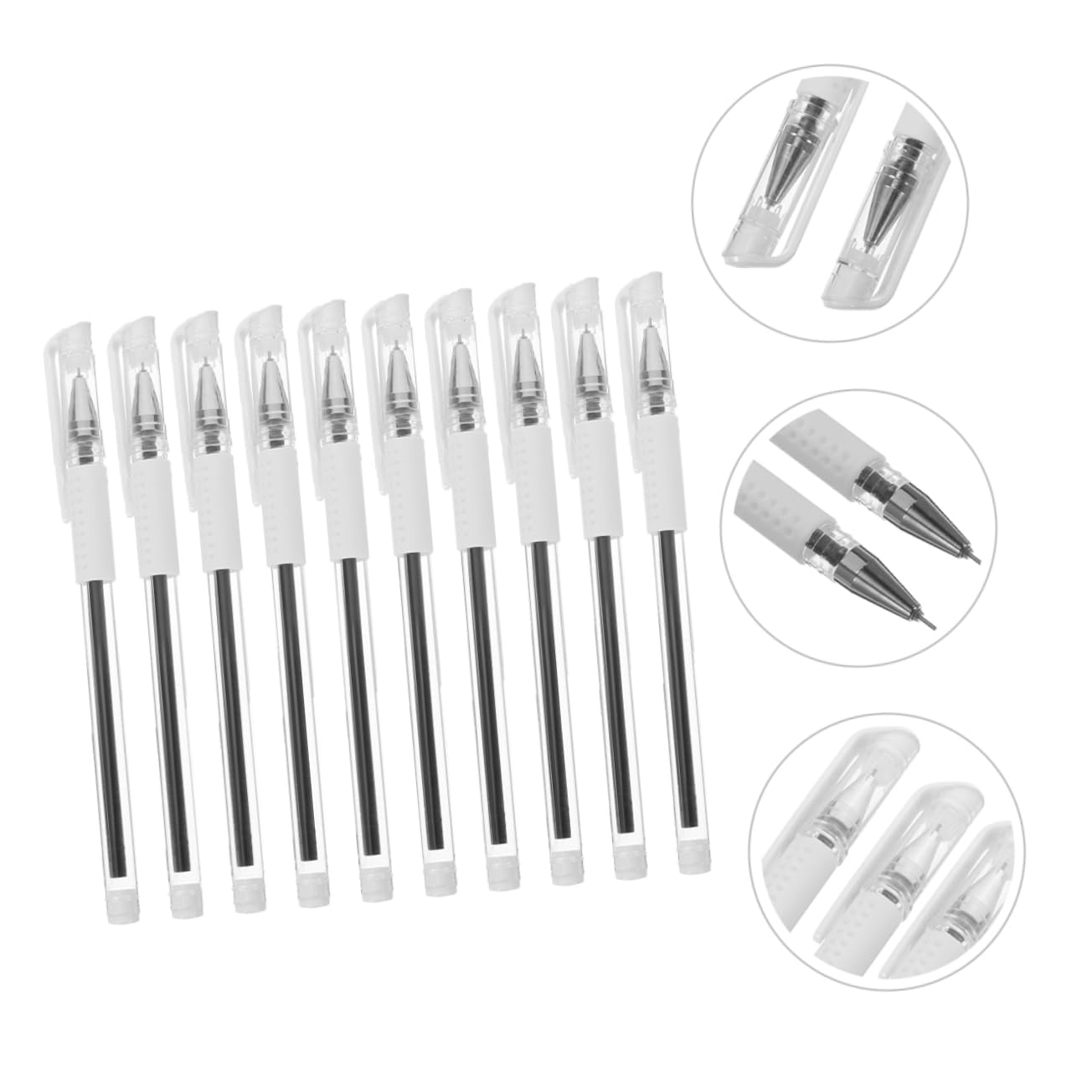 NOLITOY 10pcs Skin Marking Pens for Eyebrow and Tattoo Positioning Portable Professional Beauty Tool for Accurate Marking and Easy Application