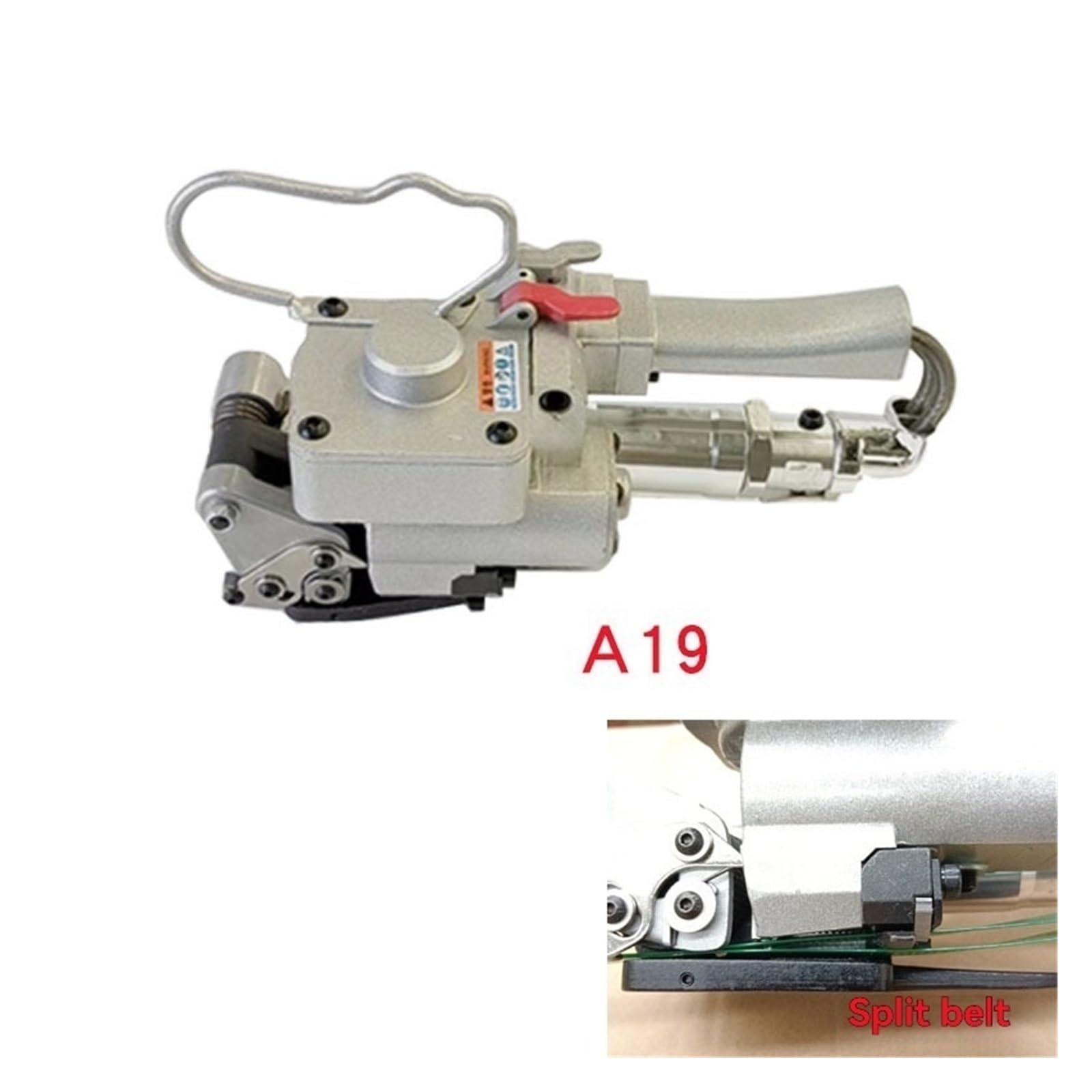 Cercleuse en Acier, Cercleuse A19, Cercleuse à Bande d'acier, Cercleuse pneumatique Portable, Emballage thermofusible, Kit de cerclage Portable