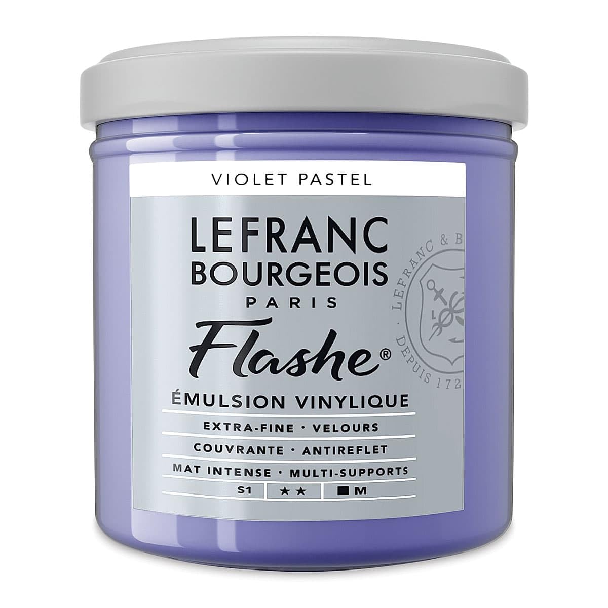 Lefranc & Bourgeois - Flashe Matte Artist's Color - 125ml Jar - Pastel Violet