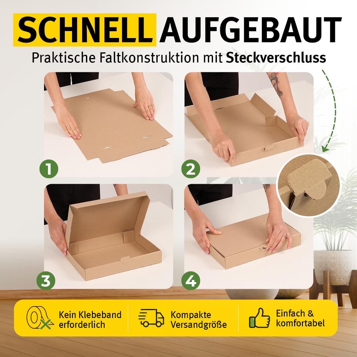 100 cartons Maxibrief, marron, taille et quantité au choix, carton d'expédition, marchandises, envoi de livres, carton postal, Poste DHL Hermes DPD GLS UPS (320 x 230 x 50 mm, marron)