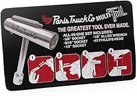 Paris Multi Skate Tool for Skateboards & Longboards - Durable Aluminum All-in-One with Deep Sockets