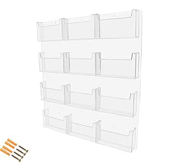 アイアン　ポストカードラック　壁掛け　金属製　12ポケット　店舗什器にも♡ アイアン ポストカードラック 壁掛け 金属製 12ポケット 店舗