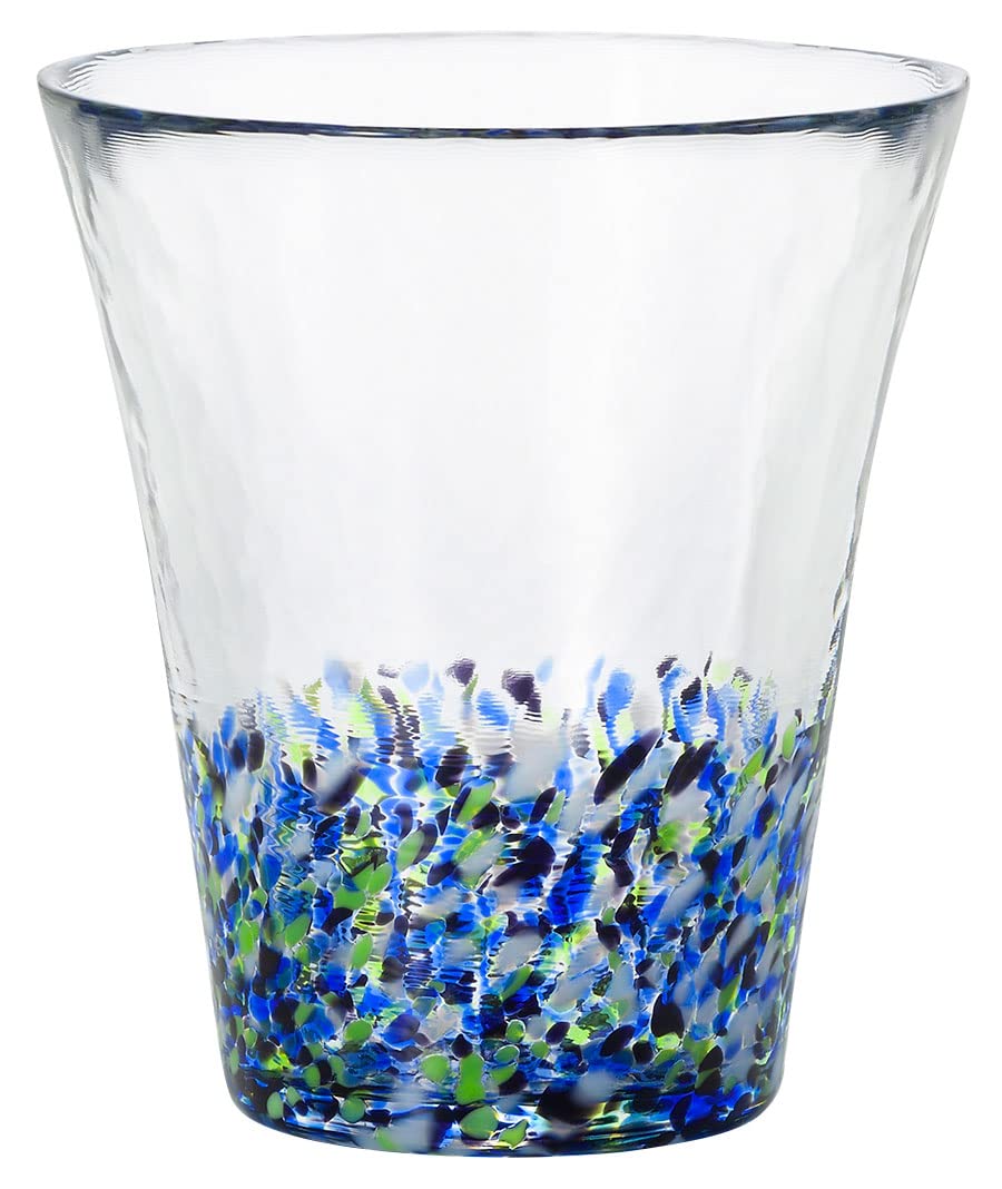 ADERIA Tsugaru Glass Tumbler, Japanese Landscape Scenery, Evening Fireflies, 10.1 fl oz (300 ml), Gift Box, Made in Japan, Highball, Beer, Stylish, Glass, Sake, Gift, Women, Mother's Day, Father's Day