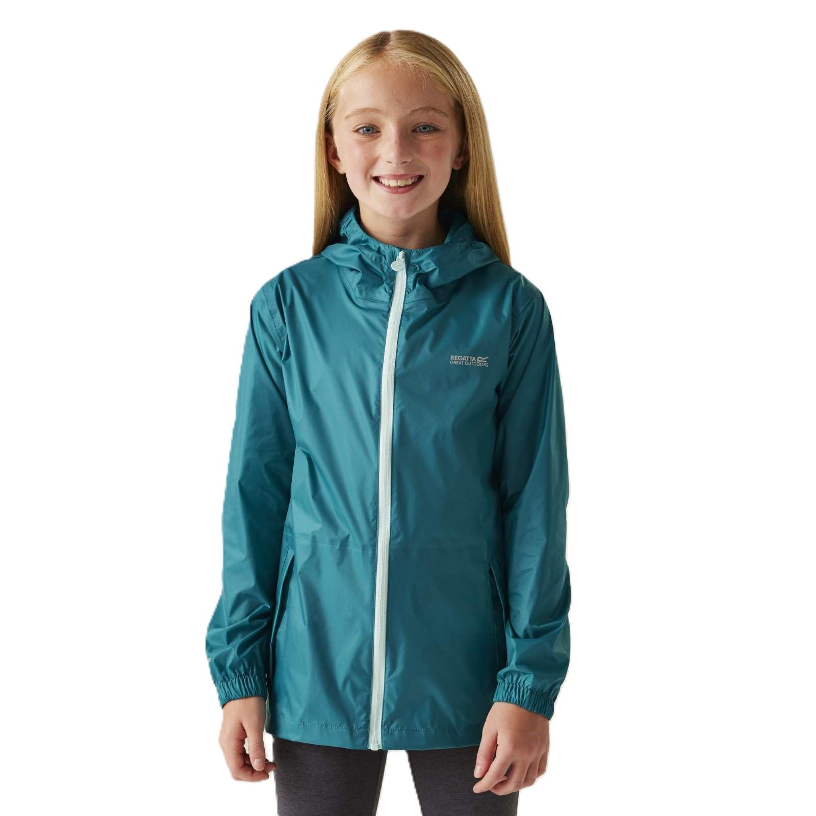 Regatta Kids Kids Pack It Jacket Packaway Waterproof Shell, Breathable & Durable - Perfect for Outdoors, Walking, Hiking & Camping