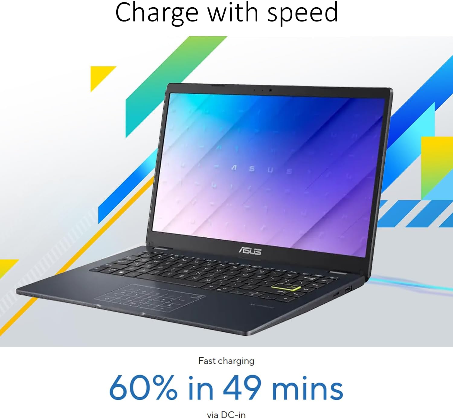 ASUS 14″ FHD Student Laptop, Back-to-School Essential, Intel Quad-Core CPU, Intel UHD Graphics, 4GB RAM, 64GB Storage, 10-Hour Battery, Ultralight, USB-C/HDMI, Bluetooth Earbuds, Black, Windows 11