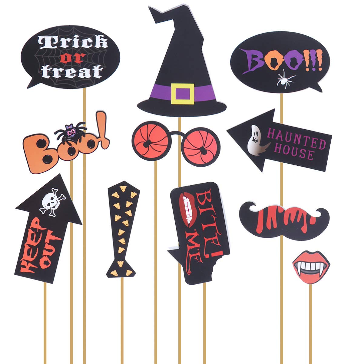 Amazon.co.jp: BESTOYARD ハロウィン フォトプロップス ハロウィン 