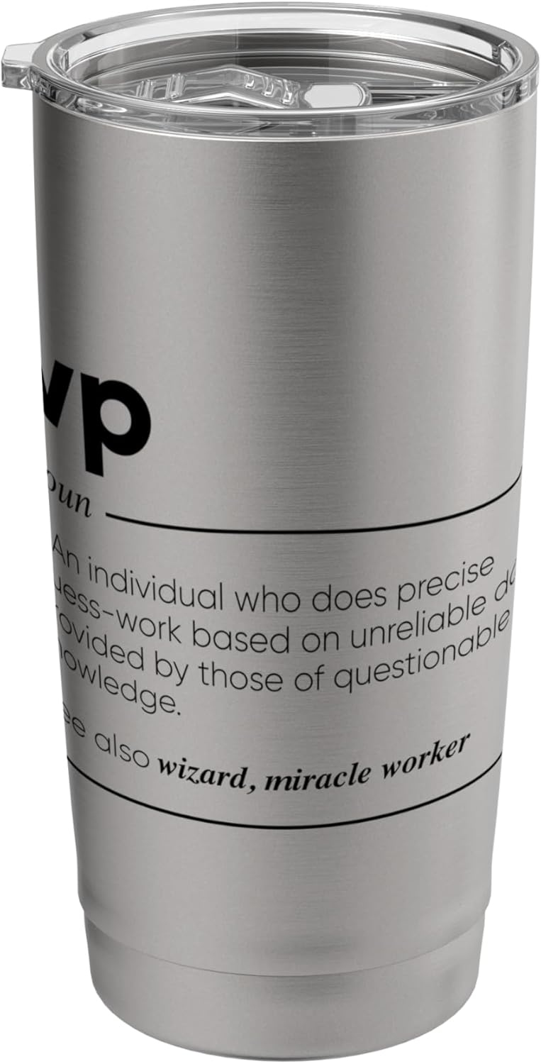 VP Funny Definition Stainless Steel Insulated Tumbler