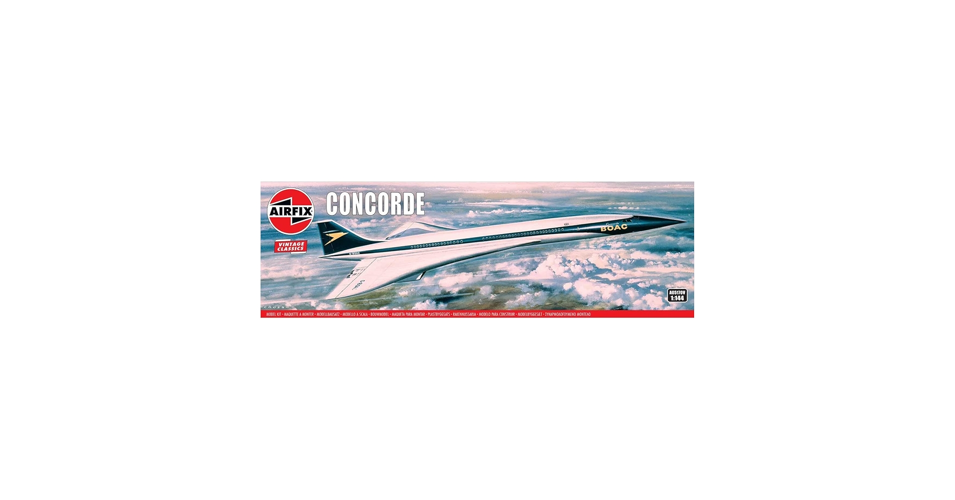 Amazon.com: Airfix Vintage Classics G-BOAC Concorde 1:144