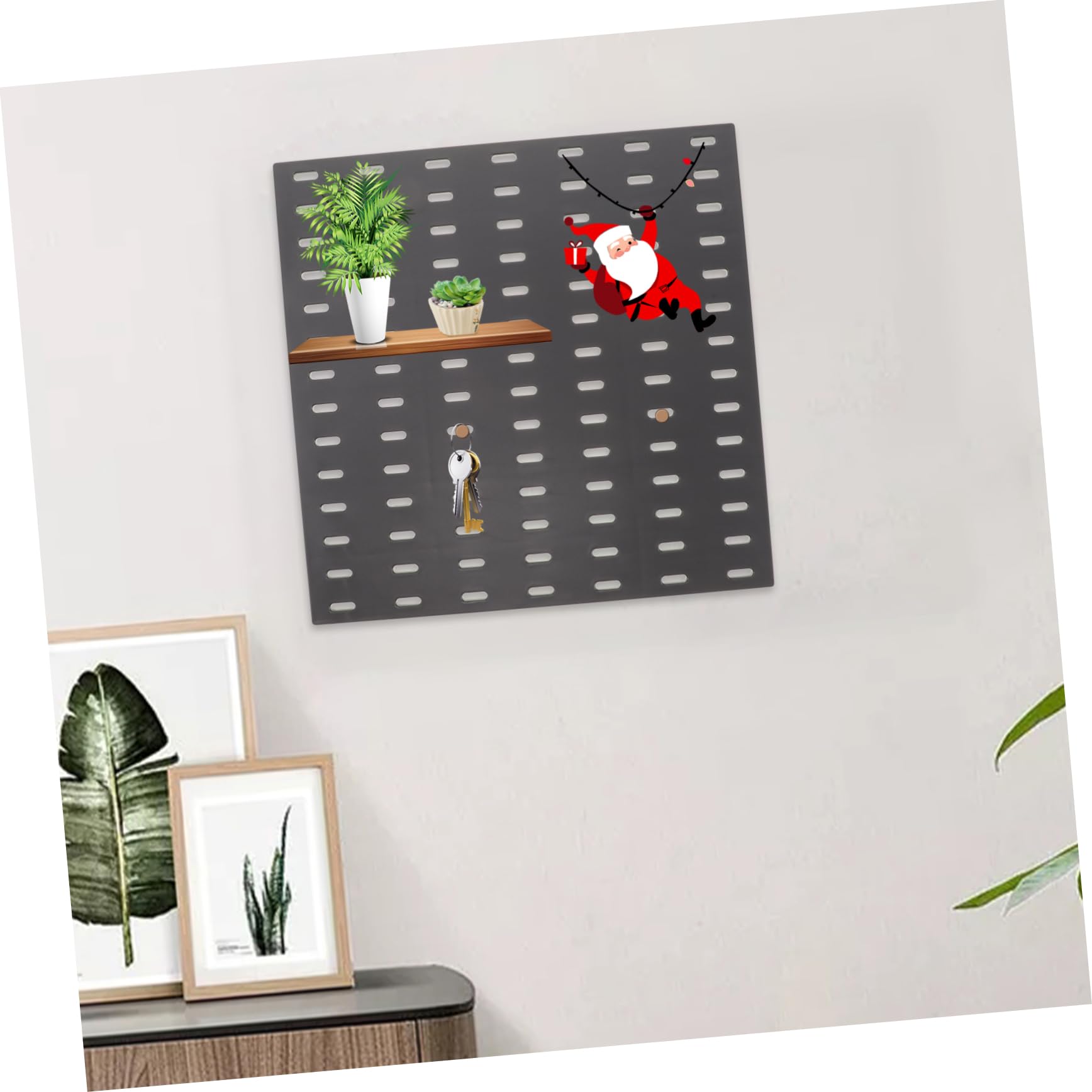 Ciieeo Pegboard Wall Panels Large Wall Peg Board Display Stand Tool Organizer for Garage Organization