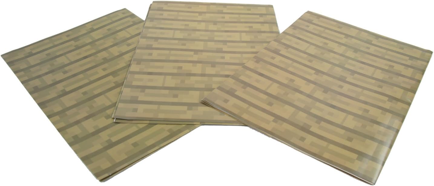 Spruce Wood Pixel Style Wrapping Paper