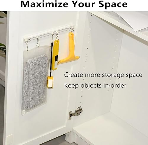 Miniatura 6 de TYRON - Cortina adhesiva para montaje en techo o pared (32 pulgadas  2.7 pies), divisor de habitación para riel de techo, barra de cortina