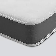 Essentials Diamond Double Mattress with Memory Foam. 7.5 Inch Budget Mattress. Grey, Soft Firmness (135x190x19cm)