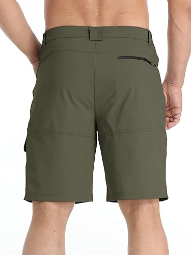 Miniatura 3 de TACVASEN Pantalones cortos de verano para hombre, de secado rápido, estilo cargo, casual, para senderismo, para exteriores