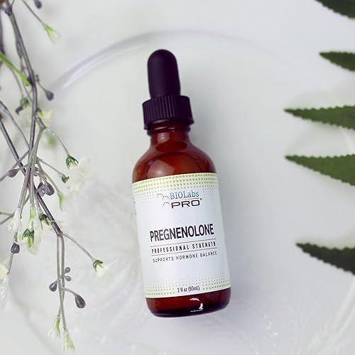 Miniatura 4 de Pregnenolone, aceite de pregnenolona bio-idéntico natural, apoya el equilibrio hormonal, botella de 2 oz - suministro para seis meses