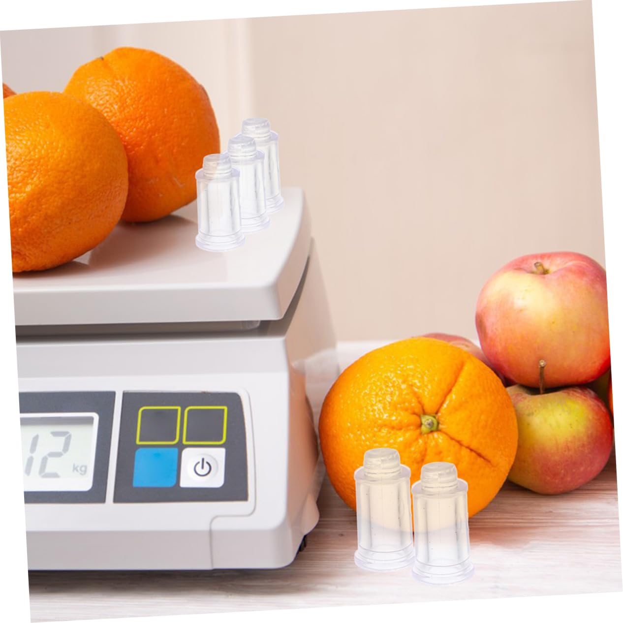 ABOOFAN 10 Pcs Rubber Scale Feet Replacement for Digital Weighing Tray and Sturdy Leveling Support Easy Installation Accessory for Accurate Weighing Applications
