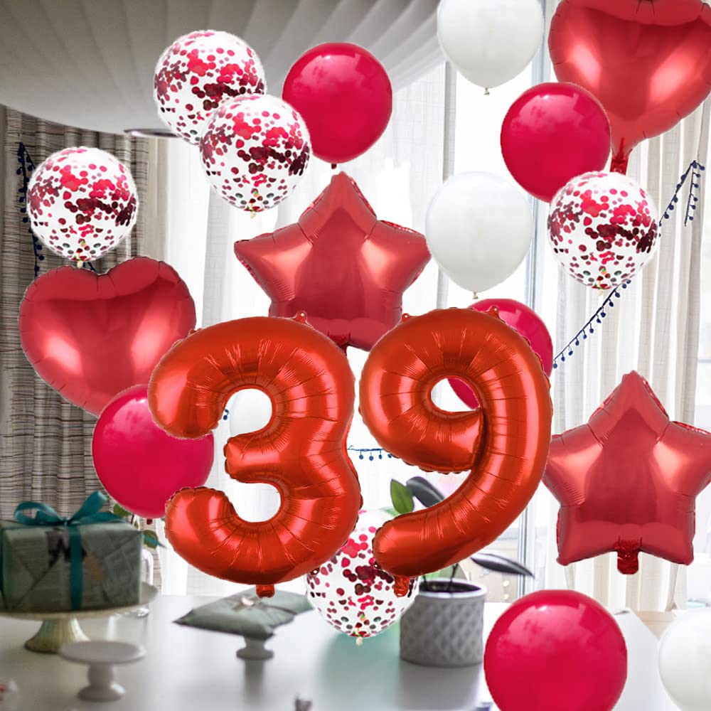 85 Birthday Decoration Happy Birthday Banner Balloons Garland Cupcake Toppers Purple...