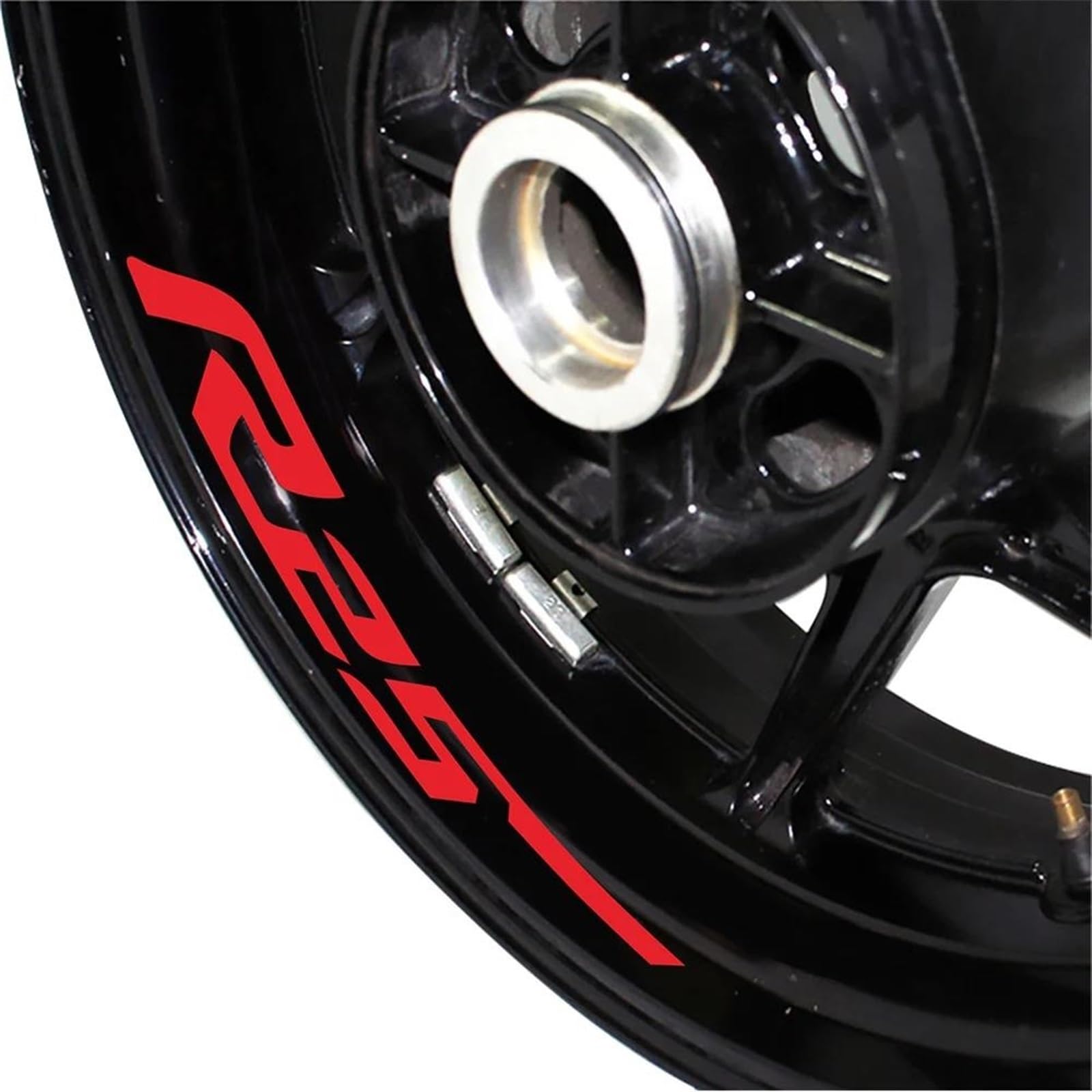 GRFIT Motorrad-Radaufkleber, Reflektierendes Felgenstreifenband, Motorrad-Aufkleber, Styling-Stick Für R25(Style 2)