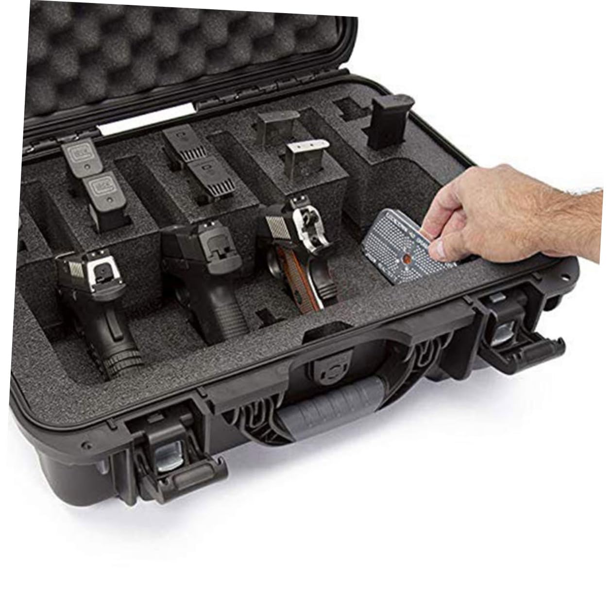 Silicagel Päckchen 5 Stück 40g mit Alu Box, Orange