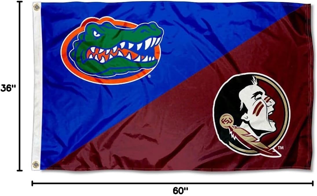 Florida vs. Florida State House Divided 3x5 Flag